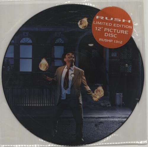 Rush Time Stand Still + Hype Sticker 12" vinyl picture disc (12 inch picture record) UK RUS2PTI18581