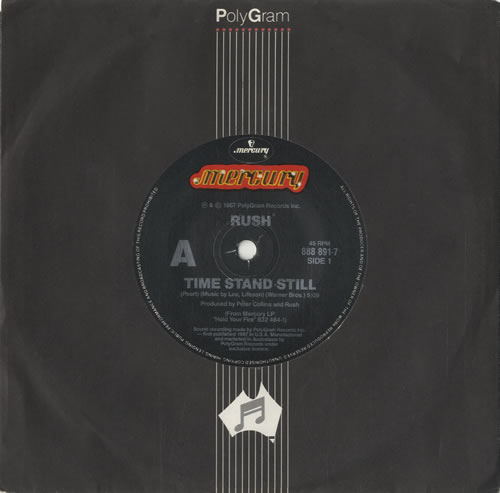 Rush Time Stand Still 7" vinyl single (7 inch record / 45) Australian RUS07TI464322