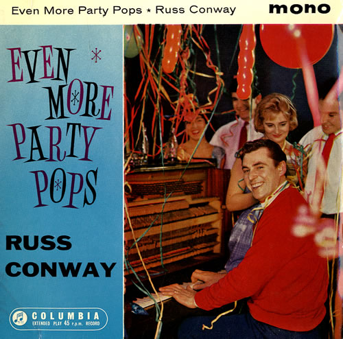 Russ Conway Even More Party Pops EP 7" vinyl single (7 inch record / 45) UK RN907EV557337