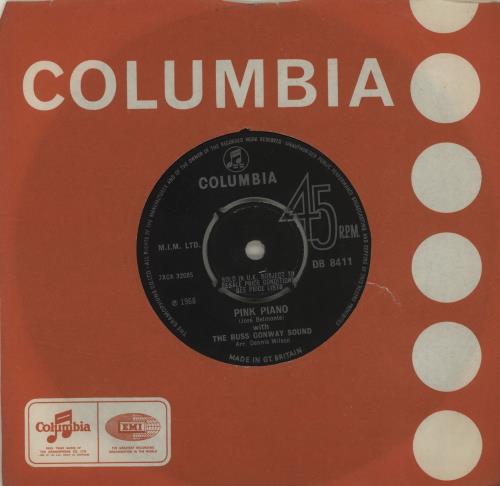 Russ Conway Pink Piano 7" vinyl single (7 inch record / 45) UK RN907PI680078