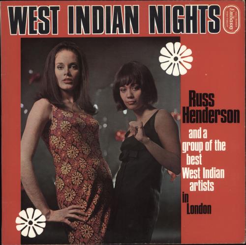 Russ Henderson And His Caribbean Boys West Indian Nights vinyl LP album (LP record) UK R5ULPWE710891