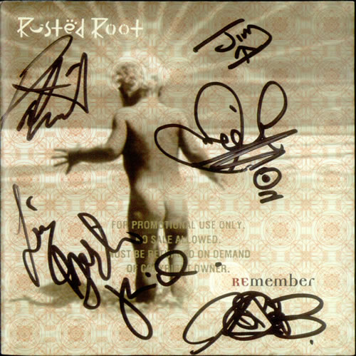 Rusted Root Remember - Fully Autographed CD album (CDLP) US RJLCDRE540158