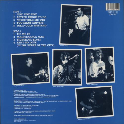 Ruthless Blues Ruthless Blues vinyl LP album (LP record) UK RW8LPRU506082