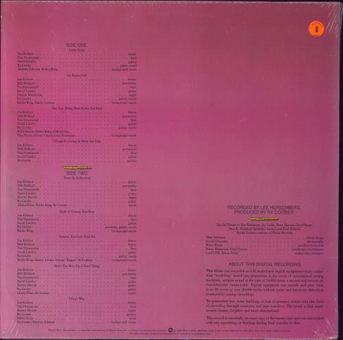 Ry Cooder Bop Till You Drop - Shrink vinyl LP album (LP record) US RYCLPBO804574