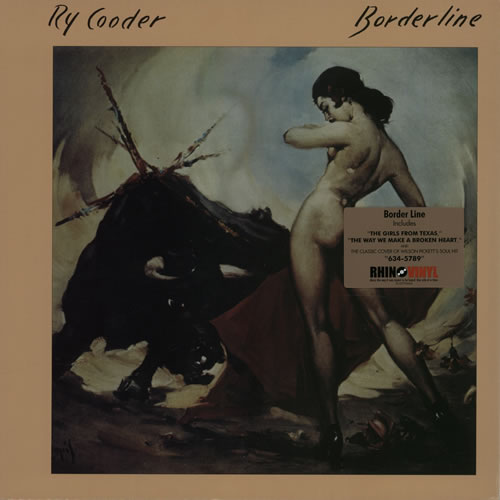 Ry Cooder Borderline vinyl LP album (LP record) US RYCLPBO639934