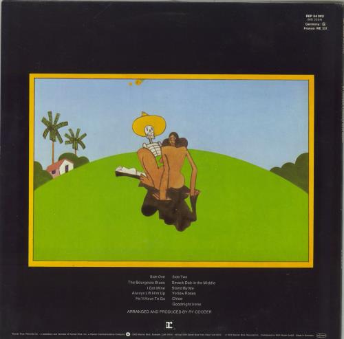 Ry Cooder Chicken Skin Music + Insert vinyl LP album (LP record) German RYCLPCH504652