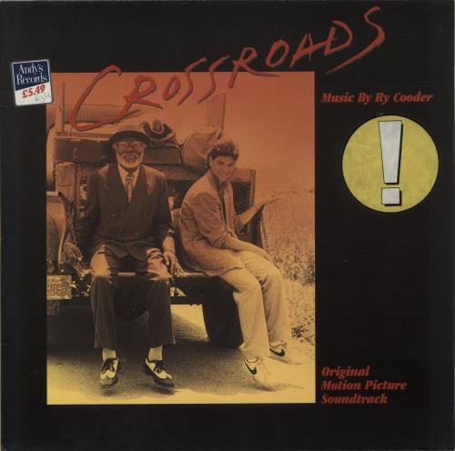 Ry Cooder Crossroads - Price Stickered vinyl LP album (LP record) German RYCLPCR866761