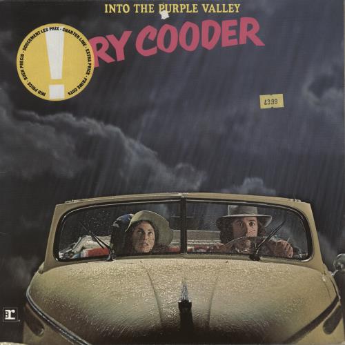 Ry Cooder Into The Purple Valley vinyl LP album (LP record) German RYCLPIN825333