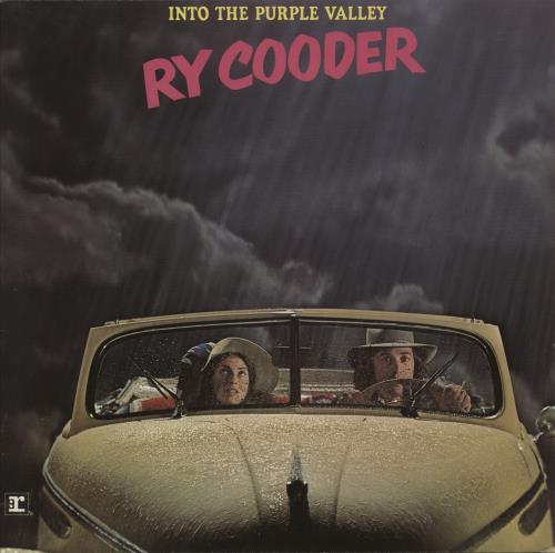 Ry Cooder Into The Purple Valley vinyl LP album (LP record) German RYCLPIN871814