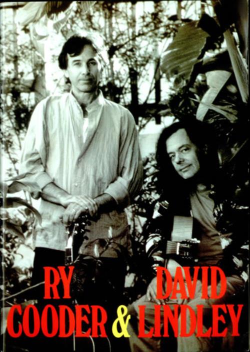 Ry Cooder Japan Tour 1990 tour programme Japanese RYCTRJA509154
