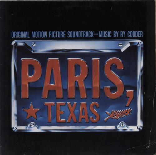 Ry Cooder Paris, Texas vinyl LP album (LP record) German RYCLPPA287998