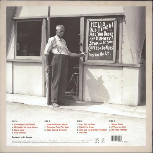 Ry Cooder Pull Up Some Dust And Sit Down 2-LP vinyl record set (Double LP Album) US RYC2LPU768985