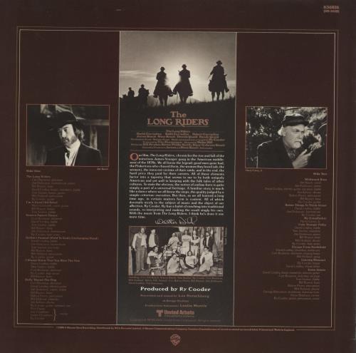 Ry Cooder The Long Riders vinyl LP album (LP record) UK RYCLPTH295752