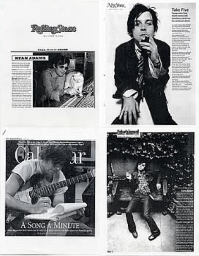 Ryan Adams Demolition media press pack US YAAPPDE285974