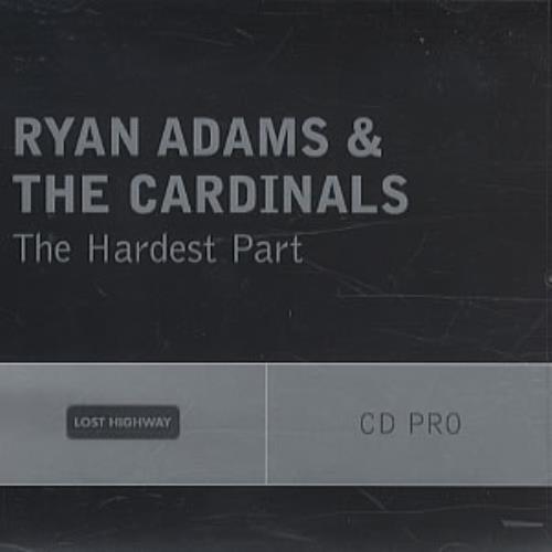 Ryan Adams The Hardest Part CD single (CD5 / 5") US YAAC5TH338450
