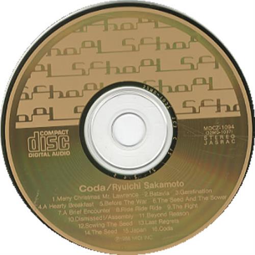 Ryuichi Sakamoto Coda CD album (CDLP) Japanese RYUCDCO343779