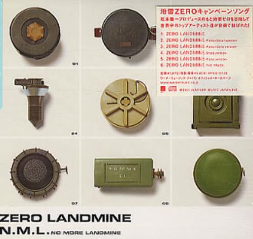 Ryuichi Sakamoto Zero Landmine CD single (CD5 / 5") Japanese RYUC5ZE347012