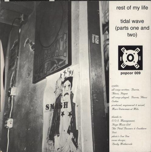 S-M-A-S-H Rest Of My Life 7" vinyl single (7 inch record / 45) UK SMA07RE775378