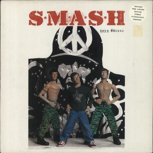S-M-A-S-H Self Abused vinyl LP album (LP record) UK SMALPSE863285