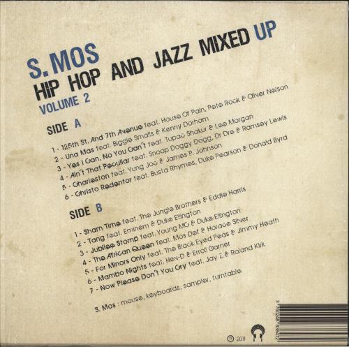 S.Mos Hip Hop And Jazz Mixed Up Volume 2 vinyl LP album (LP record) French 95NLPHI879212