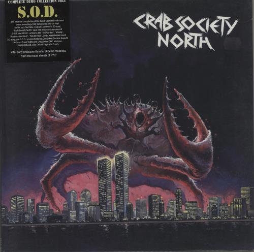 S.O.D. Crab Society North picture disc LP (vinyl picture disc album) Italian SOQPDCR660166