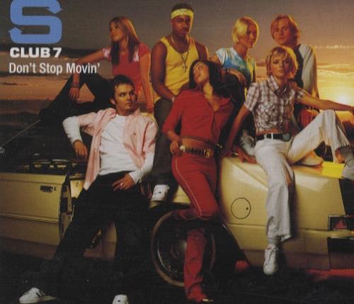 S Club 7 Don't Stop Moving CD single (CD5 / 5") Japanese SC7C5DO202543
