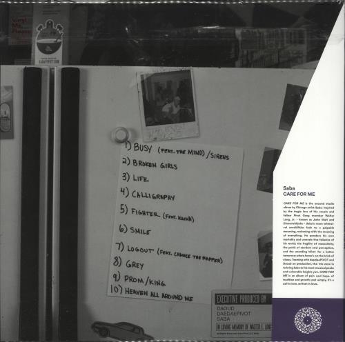 Saba Care For Me - 180gm Grey Vinyl + Obi vinyl LP album (LP record) UK ZCBLPCA715965