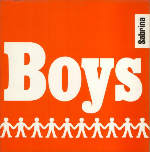 Sabrina Boys - Red Sleeve 12" vinyl single (12 inch record / Maxi-single) UK SAB12BO15083
