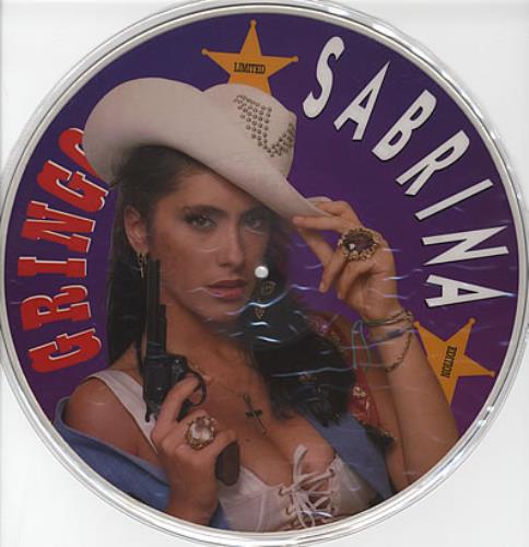 Sabrina Gringo 12" vinyl picture disc (12 inch picture record) Italian SAB2PGR91606
