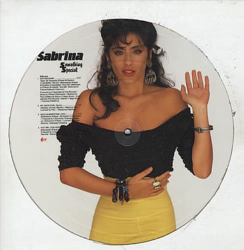 Sabrina Something Special picture disc LP (vinyl picture disc album) Danish SABPDSO10860