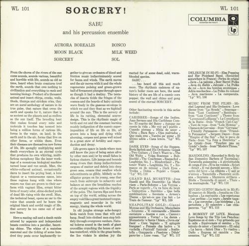 Sabu Martinez Sorcery! - 180gm vinyl LP album (LP record) US XDBLPSO793302
