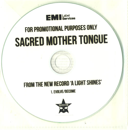 Sacred Mother Tongue Evolve/Become CD-R acetate UK WQDCREV615176