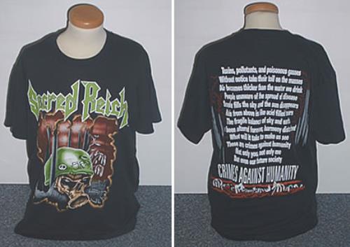 Sacred Reich Crimes Against Humanity t-shirt UK SR3TSCR281460
