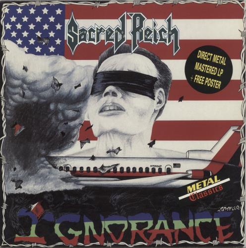Sacred Reich Ignorance - DMM vinyl LP album (LP record) UK SR3LPIG869486