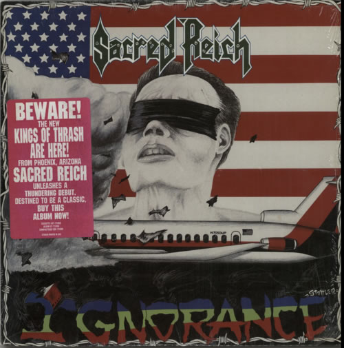 Sacred Reich Ignorance vinyl LP album (LP record) US SR3LPIG600263