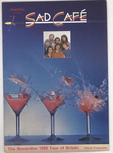 Sad Cafe The November 1980 Tour Of Britain tour programme UK AFETRTH739186