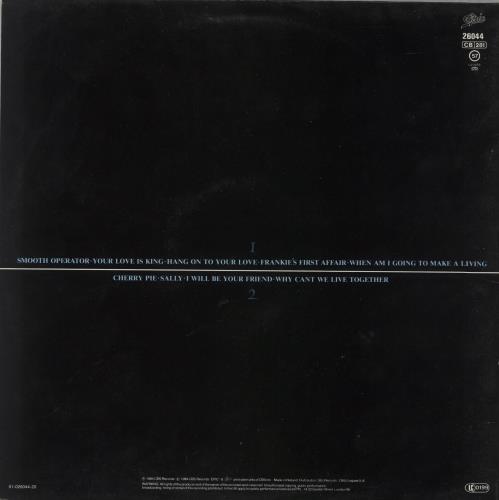 Sade Diamond Life - Sticker Variant Sleeve vinyl LP album (LP record) Dutch SADLPDI742932