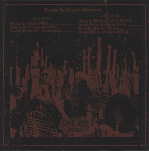 Sadisme Festering In Telepathic Communion vinyl LP album (LP record) UK 8PDLPFE865658