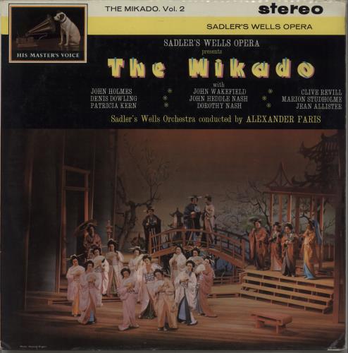 Sadler's Wells Theatre The Mikado Vol. 2 vinyl LP album (LP record) UK UBILPTH672051