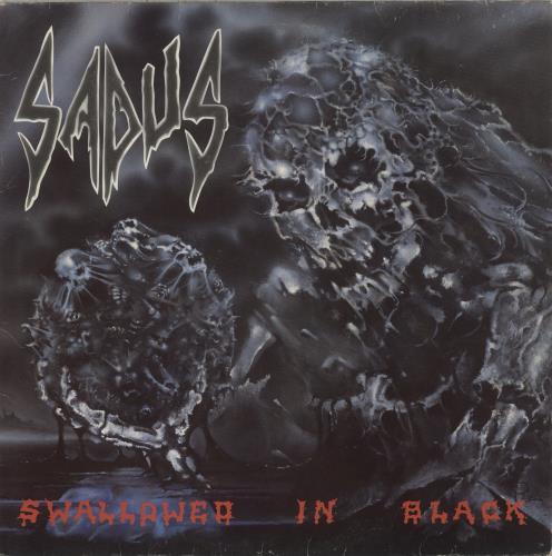 Sadus Swallowed In Black - VG vinyl LP album (LP record) Dutch WGGLPSW887136