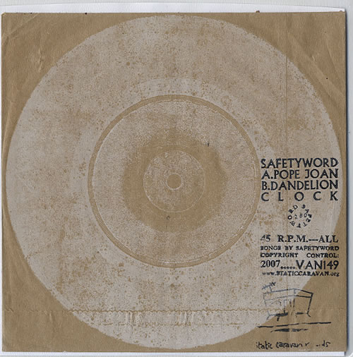 Safetyword Pope Joan 7" vinyl single (7 inch record / 45) UK V5Z07PO626329