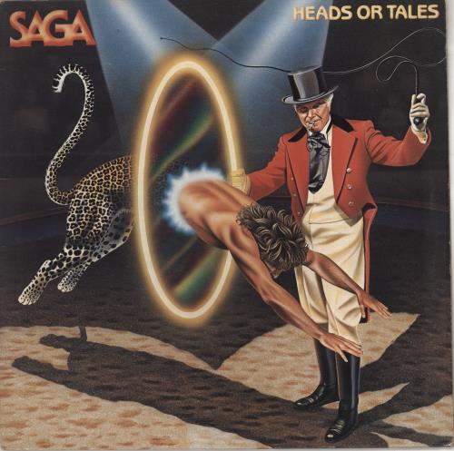 Saga Heads Or Tales + Bonus 7" vinyl LP album (LP record) UK SG-LPHE466235