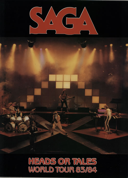 Saga Heads Or Tales - World Tour 83/84 tour programme UK SG-TRHE575273