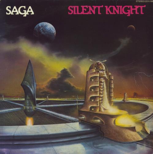 Saga Silent Knight - EX - Print & Inner vinyl LP album (LP record) UK SG-LPSI828798