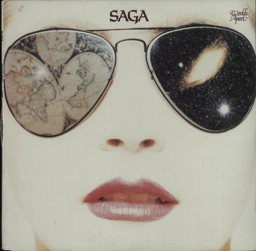 Saga Worlds Apart vinyl LP album (LP record) Australian SG-LPWO677274