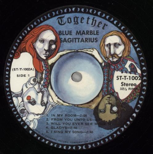 Sagittarius The Blue Marble - VG vinyl LP album (LP record) US SAGLPTH874142