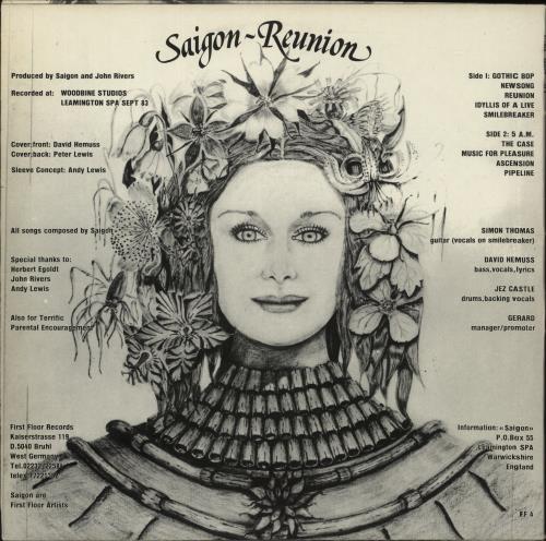 Saigon (Post-Punk) Reunion vinyl LP album (LP record) German 9C2LPRE869657