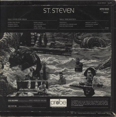 Saint Steven Saint Steven - VG vinyl LP album (LP record) UK SV4LPSA819825