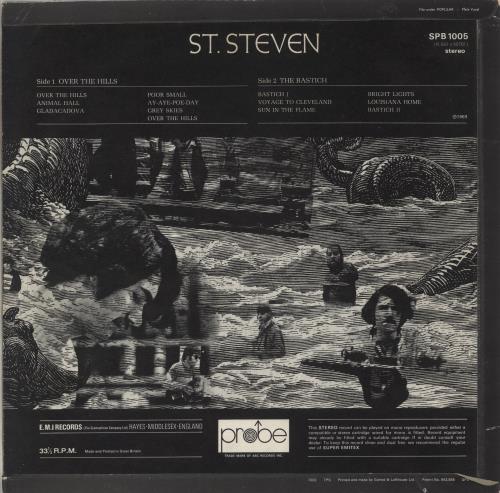 Saint Steven Saint Steven vinyl LP album (LP record) UK SV4LPSA872333
