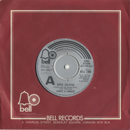 Saints & Sinners (70s) Apple Splitter 7" vinyl single (7 inch record / 45) UK 0SA07AP469886